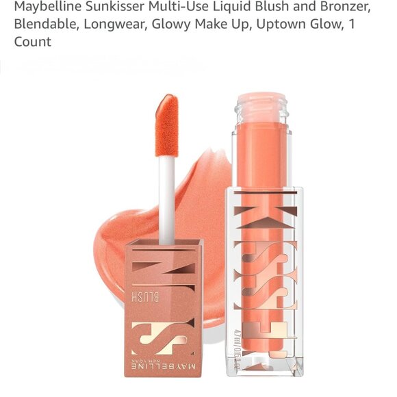 Set of 7 - Maybelline Sunkisser Multi-Use Liquid Blush and Bronzer, Blendable, L - Picture 6 of 8